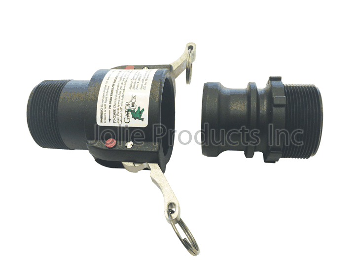 Gator Lock (D) Series Female Coupler 1" Female Thread Locking