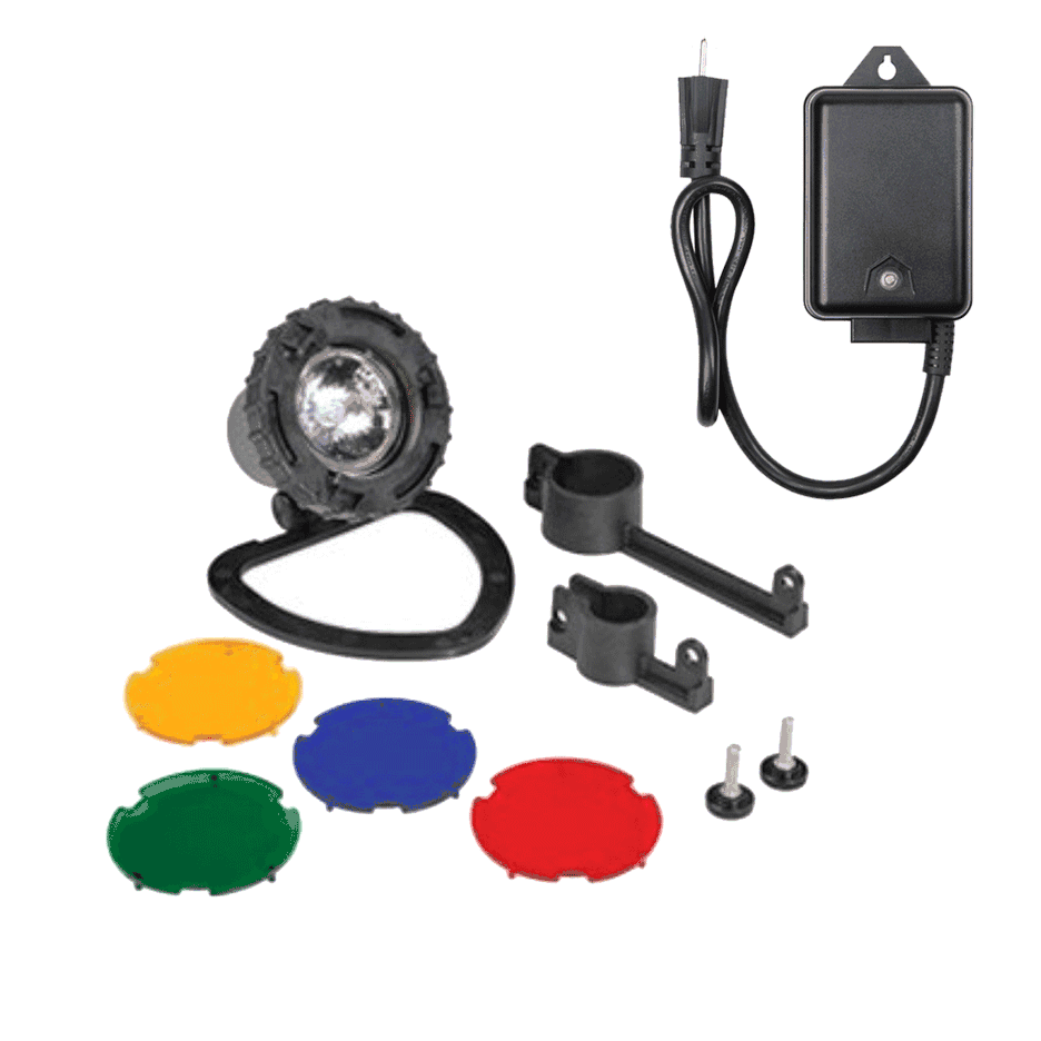 Little Giant LVLKHAL 12V Low Voltage Light Kit with New 60W Transformer/photocell 20