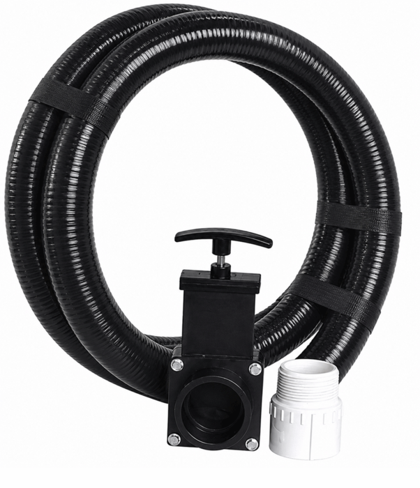 LivingPonds Filter Bottom Drain Kit - Includes Flex PVC