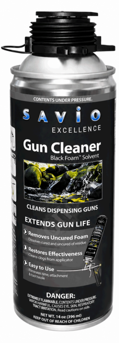 Savio - Black Waterfall Foam Dispenser Cleaner - 6 oz - BF514 