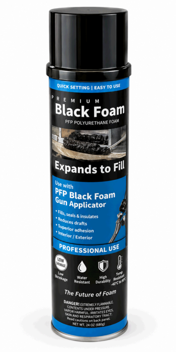 Savio Black Waterfall Foam - 16oz - Includes Dispensing Nozzle - BF400