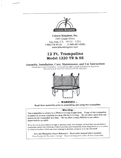 12' Leisure Kingdom 1220TB Manual