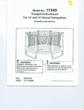 13' & 14' HEDSTROM Model 11340 ENCLOSURE Manual