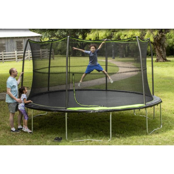 14'ft JumpKing Trampoline With Enclosure