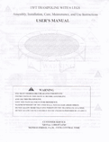 15' Got Bounce Trampoline Manual
