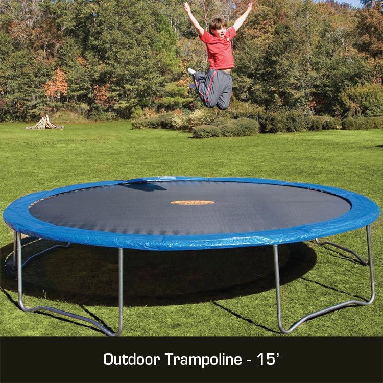 15' PURE FUN Round Trampoline