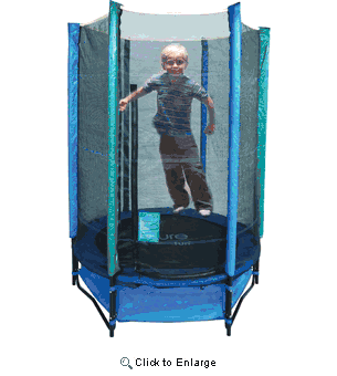 4'.7" (55") PURE FUN Kids Trampoline Combo Set
