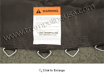56 Ring Round Mat - 8' Frame - 6' 8" Bed - 5.5" Spring