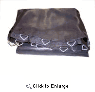 60 Ring Round JumpKing Mat - 12' Frame - 10'6" Bed - 5.5" Spring