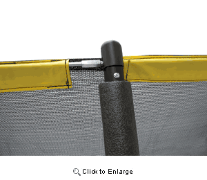 6ft Round Trampoline with Enclosure