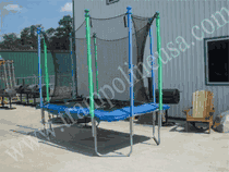 6x9 Rectangular Trampoline with Trampoline Enclosure