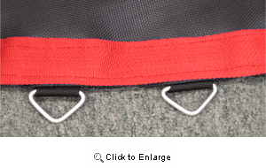 94" X 176" Rectangle Trampoline Mat Using 124 Springs