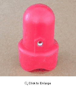 Bright Red Pole Caps for 16' Skywalker - Set of 2