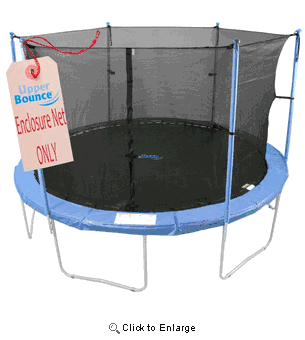 Enclosure Netting for the 8' Upper Bounce - Inside Pad - 6 Pole