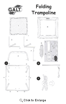 Galt Folding Trampoline Manual