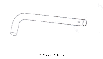 Key C - Left Horizontal Tube for the 15' SPORTSPOWER TR-B156PROM-COM