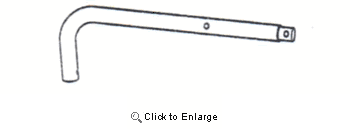 L-Shape Leg (3 Hole) for the 17' BOUNCE PRO Model TR-17COM-SF Trampoline