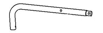 L-Shaped Leg with Holes for TR-1588M-COMBO