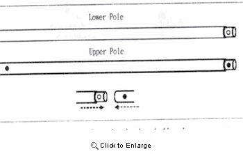 Lower Support Pole (8' AIRMASTER)