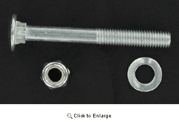Set of T-socket bolts, socket nuts, and socket washers