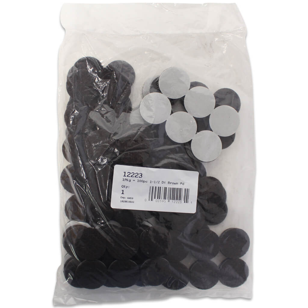 1.5 inch quantity 100 Expanded Heavy Duty Felt Chair Leg Protectors