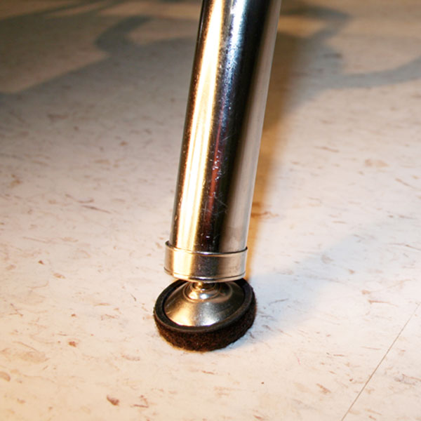 1" diameter Formed Felt Desk / Chair Floor Savers, 100/pkg