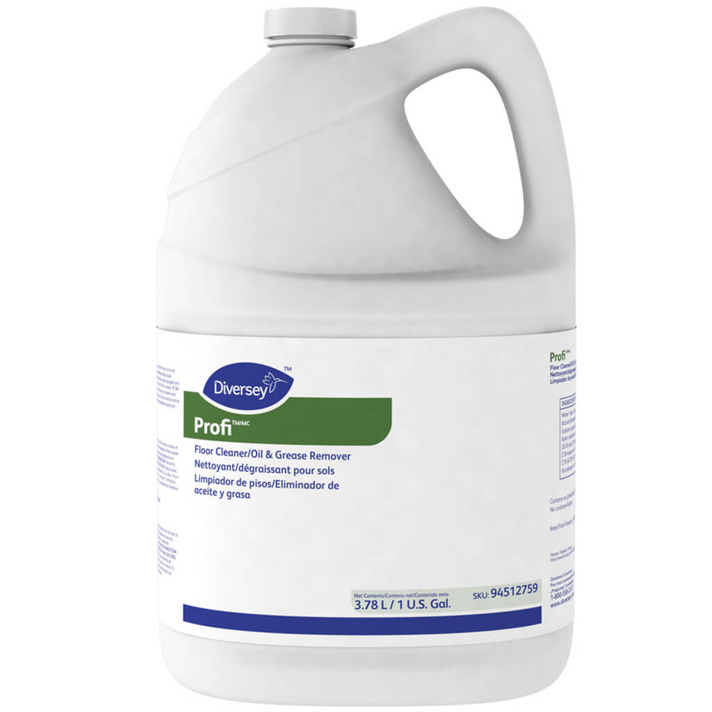 Diversey Profi Floor Cleaner AND Oil & Grease Remover, 1GAL