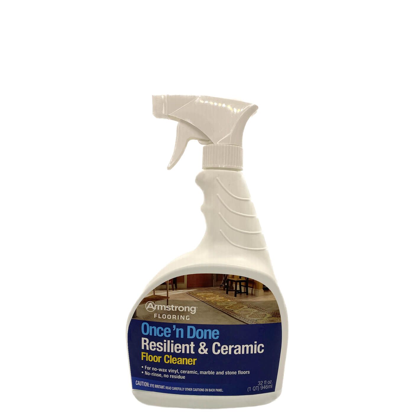 Armstrong Once 'n Done Resilient & Ceramic Floor Cleaner, 32 oz Spray