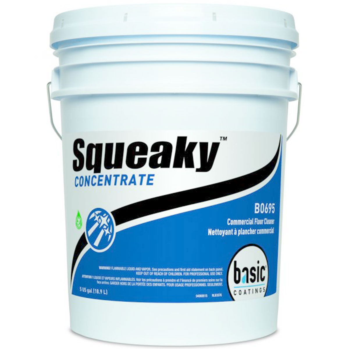 Basic Squeaky Commercial Floor Cleaner 5 Gal.
