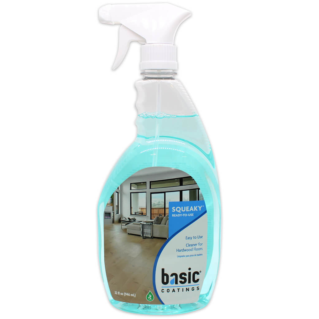 Squeaky 32oz Spray Hardwood Floor Cleaner Basic Coatings