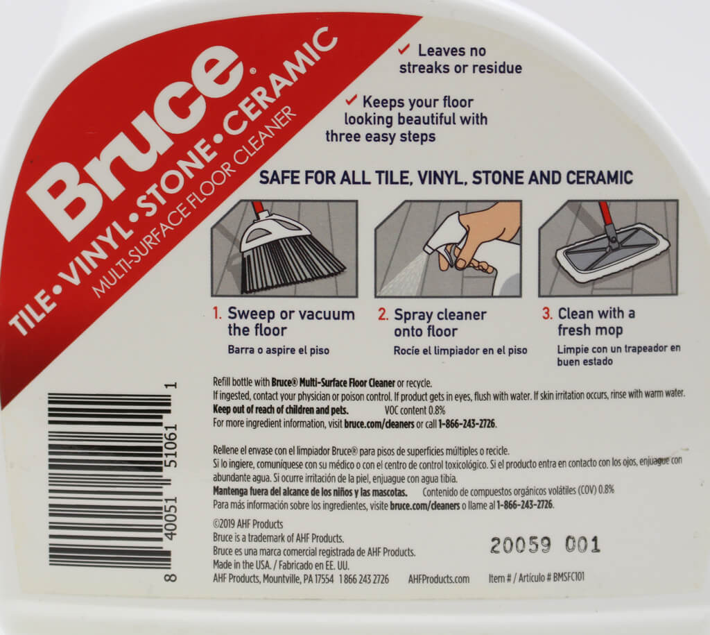 32oz Multi Surface Floor Cleaner Bruce Armstrong