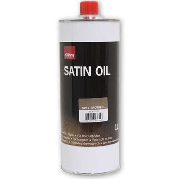 Kahrs Satin Oil - Grey Brown, 1 Liter