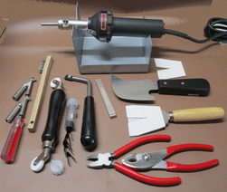 Basic Floor Welders Kit with Leister Hot Jet S 120V Hot Air Hand Tool