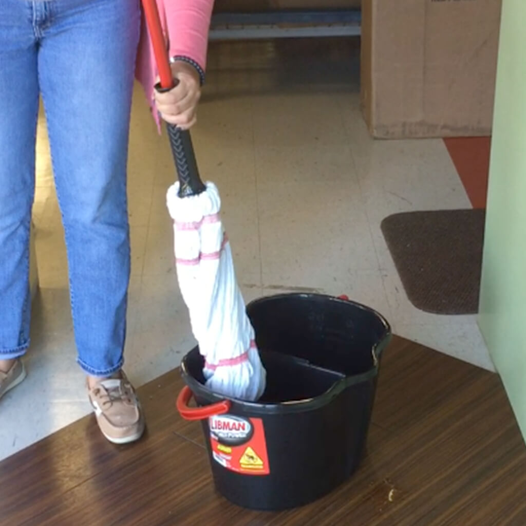 Libman 2sided Clean and Rinse Wet Mop Bucket