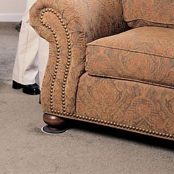 Carpet Sliders, 5-inch Grey, set of 8