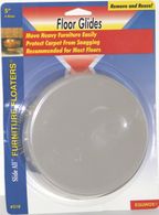 Carpet Sliders, 5-inch Grey, set of 8