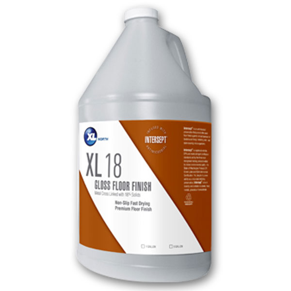 XL NORTH XL18 Gloss Acrylic Floor Finish, 1 Gallon