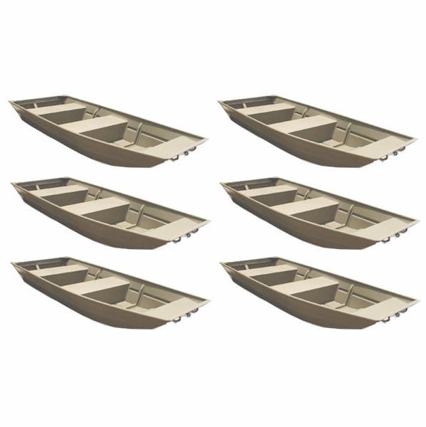 12' 1836 Series Jon Boat 6 Pack