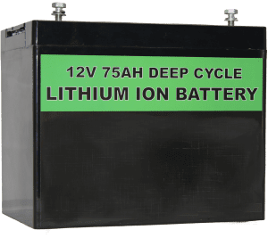Lithium 12V 75AH Marine Battery