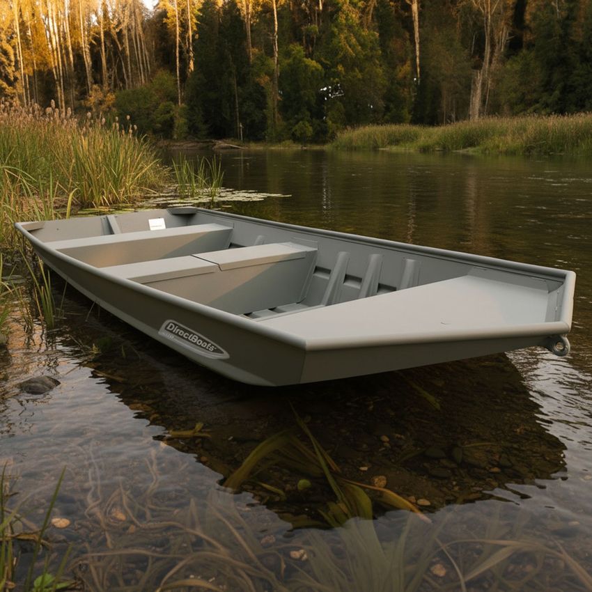 15' x 42" Welded Modified Vee Jon Boat