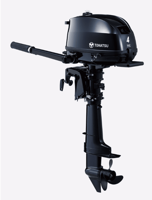 Tohatsu 4 hp 4-Stroke Tiller outboard