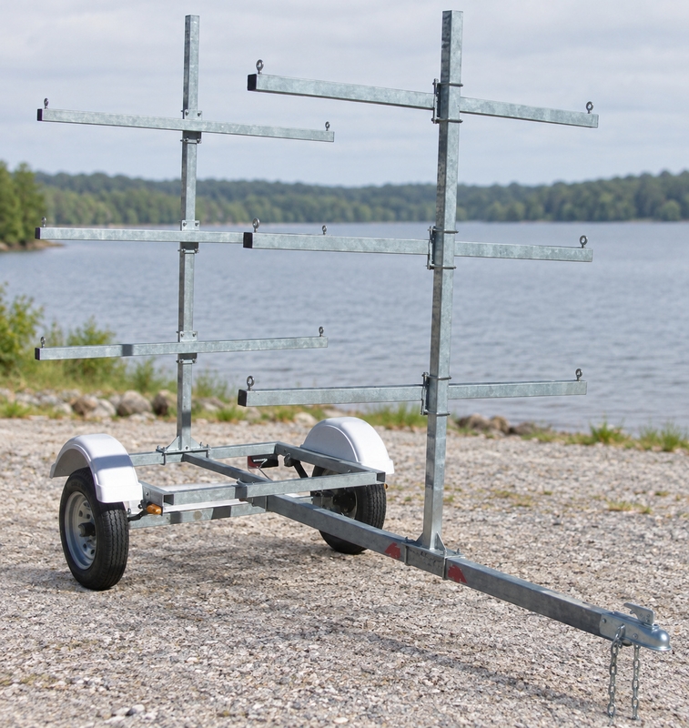6 Place 12' Kayak or Canoe Trailer