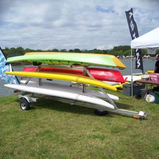 6 Place Kayak/Sup Aluminum Trailer