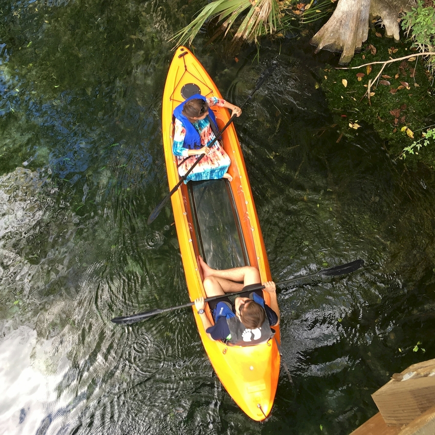 Caribe Clear Bottom Kayak