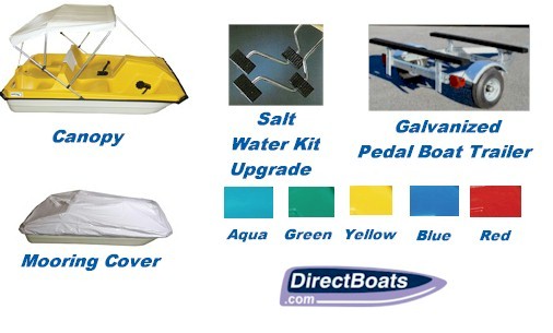 Colonel Pedal Boat Options