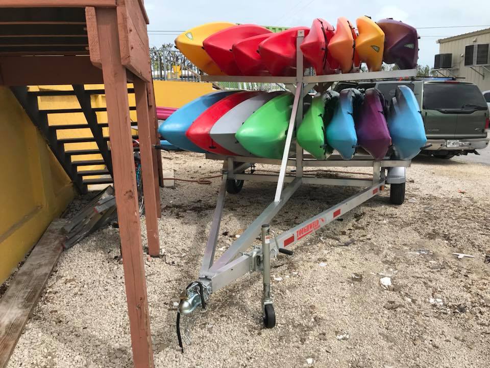 Commercial Grade Kayak & Trailer package