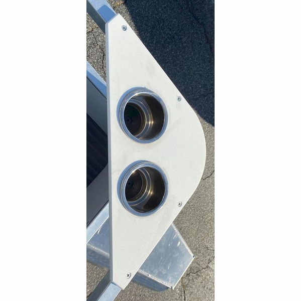 Corner Mount Dual Cup Holder