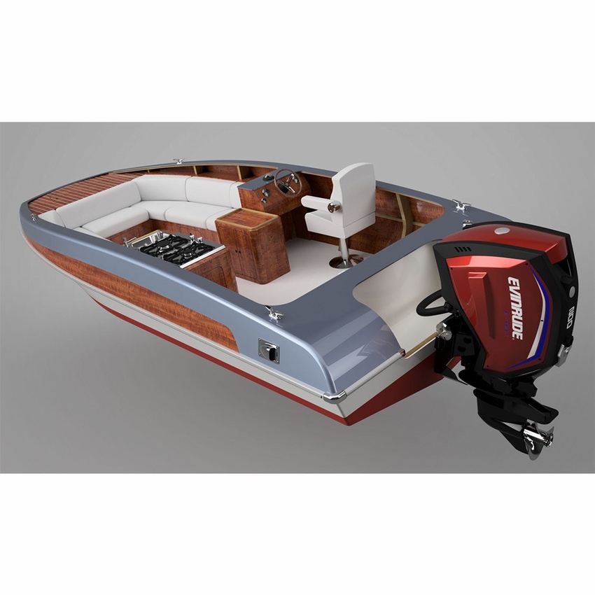 Gen L Party Boat Outboard 20ft Custom Built Wooden Boat