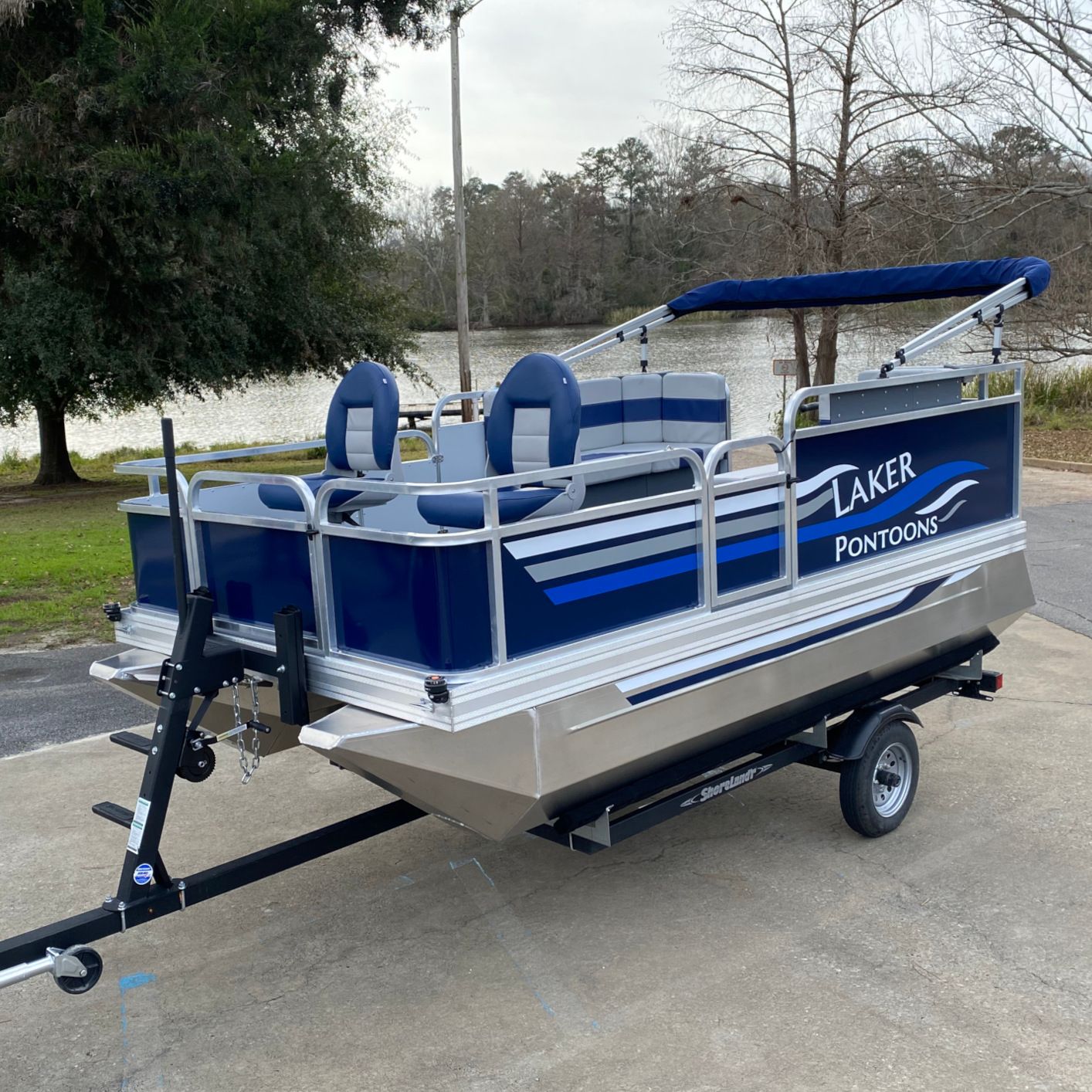 Laker 712 DLX Mini Pontoon