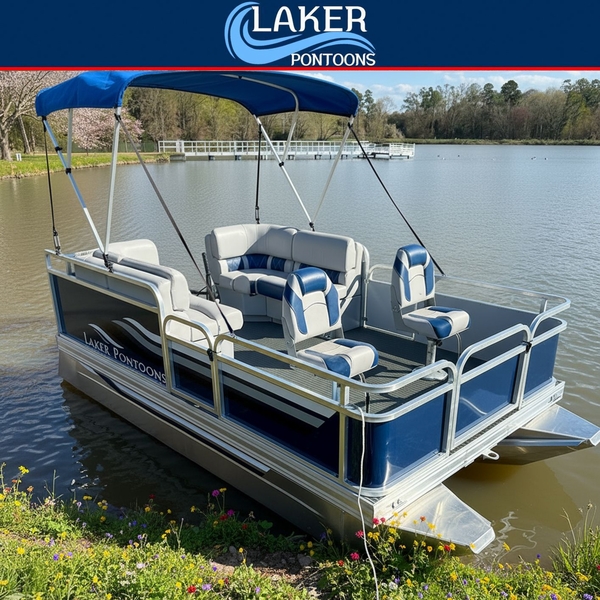 Laker 712 DLX Mini Pontoon